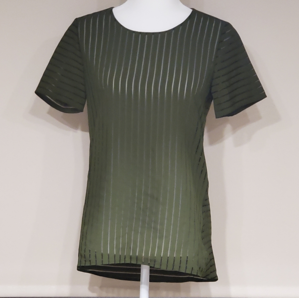 J Crew Stripe, Shadow Womens Top